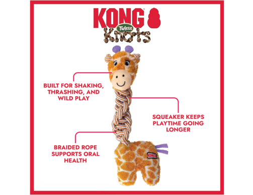 KONG KNOTS TWIST M/L GIRAFE KONG KNOTS TWIST M/L GIRAFE