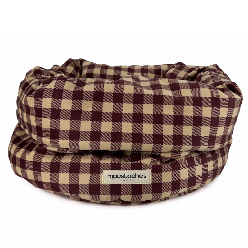 BASKET MOUSTACHES VELOURS BOURGOGNE 40CM BASKET MOUSTACHES VELOURS BOURGOGNE 40CM