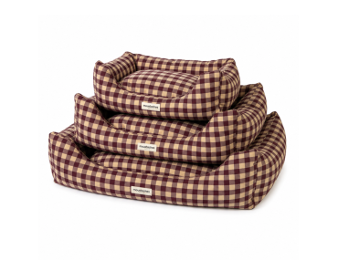 SOFA MOUSTACHES VELOURS BOURGOGNE