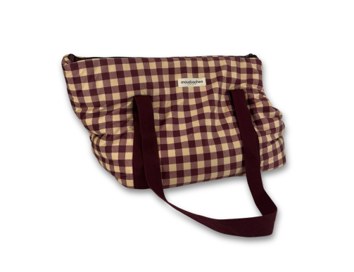 SAC DE TRANSPORT MOUSTACHES VELOURS BOURGOGNE SAC DE TRANSPORT MOUSTACHES VELOURS BOURGOGNE