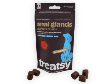 treat dog friandises santé glandes anales chien