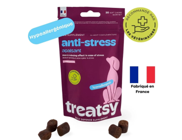 TREATSY DOG SUPPLEMENT ANT-STRESS 30 BOUCHEES 90GR