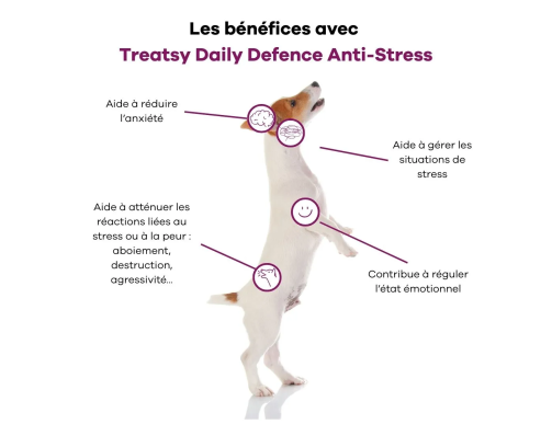 TREATSY DOG SUPPLEMENT ANT-STRESS 30 BOUCHEES 90GR TREATSY DOG SUPPLEMENT ANT-STRESS 30 BOUCHEES 90GR