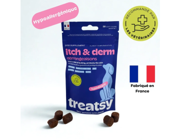 TREATSY DOG SUPPLEMENT ANT-DEMANGEAISON 30 BOUCHEES 90GR
