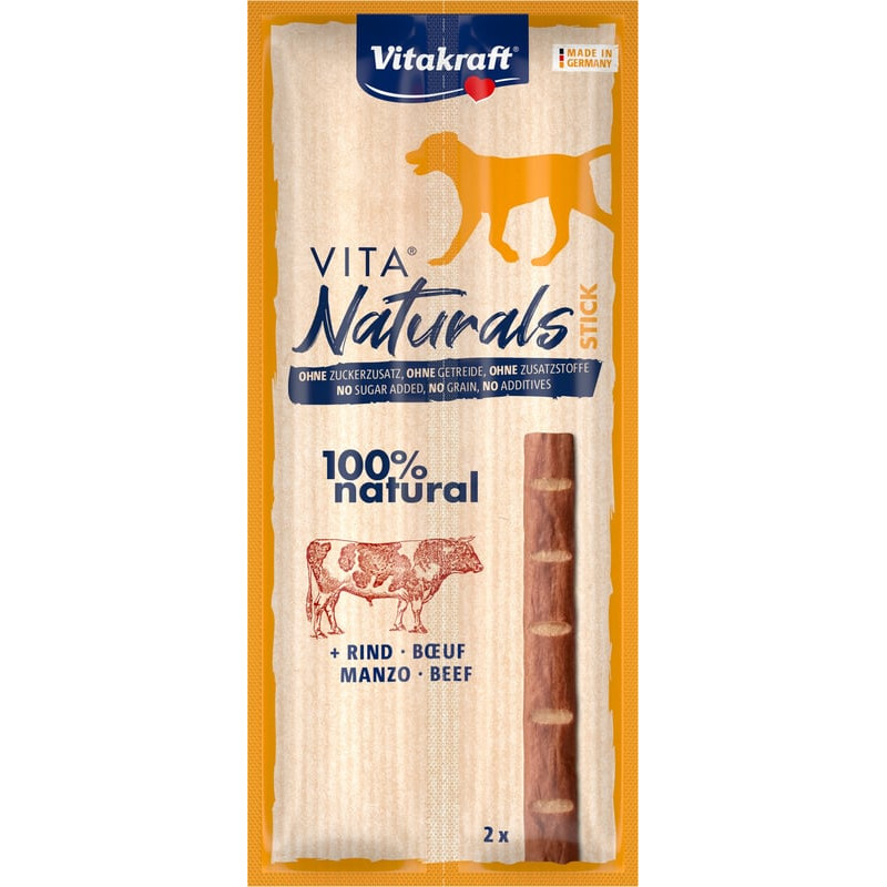 STICKS VITANATURALS BOEUF POUR CHIEN X2