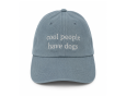 CASQUETTE COOL PEOPLE HAVE DOGS BLEU CLAIR