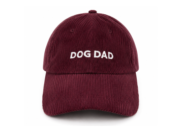 casquette dog dad bordeaux
