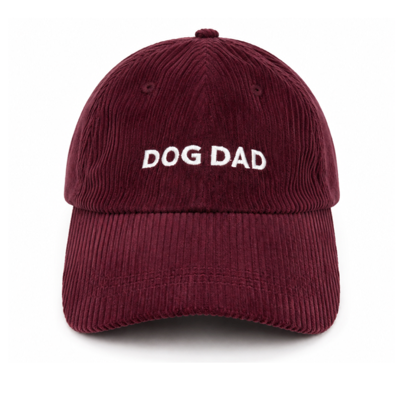 CASQUETTE DOG DAD BORDEAUX CASQUETTE DOG DAD BORDEAUX