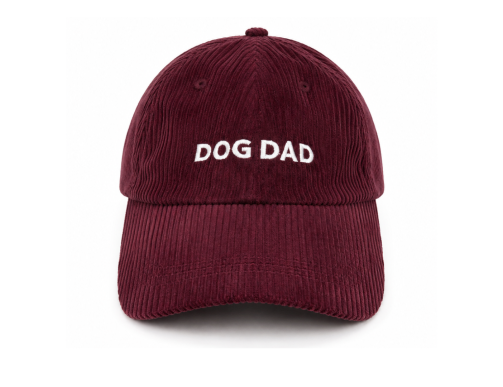 casquette dog dad bordeaux
