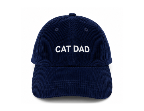 casquette cat dad bleu marine