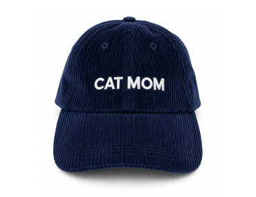 casquette cat mom bleu marine
