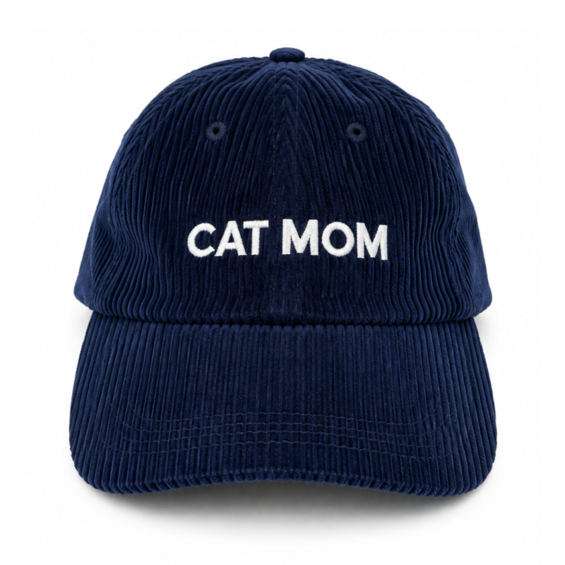 CASQUETTE CAT MOM BLEU MARINE