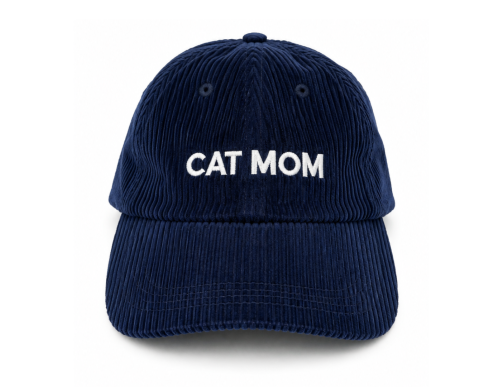 casquette cat mom bleu marine