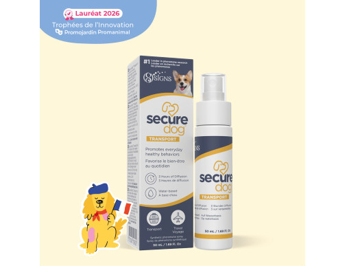 spray apaisant chien transport phéromone
