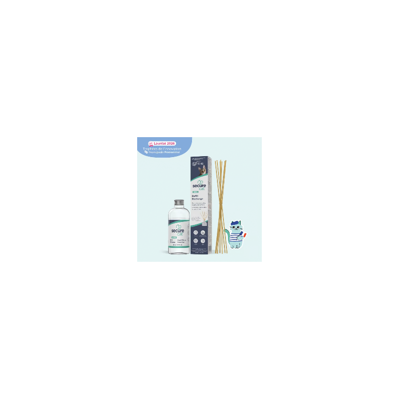 SECURECAT HOME RECHARGE 80ML + 8 BATONNETS