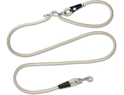 laisse beige nude réglable ajustable pour chien