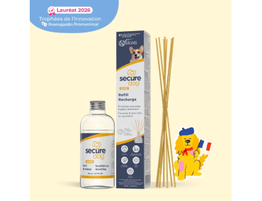 SECUREDOG HOME DIFFUSEUR + 8 BATONNETS + FLACON 80ML -CDC