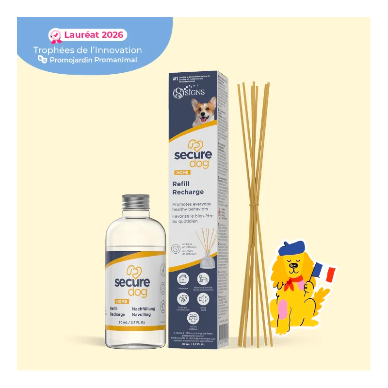SECUREDOG HOME DIFFUSEUR + 8 BATONNETS + FLACON 80ML -CDC