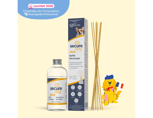 SECUREDOG HOME DIFFUSEUR + 8 BATONNETS + FLACON 80ML -CDC
