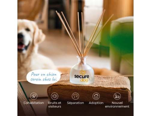 SECUREDOG HOME DIFFUSEUR + 8 BATONNETS + FLACON 80ML -CDC