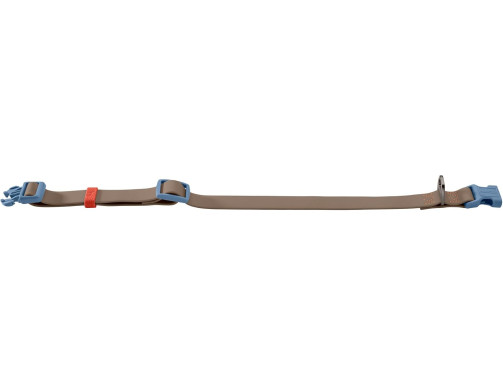 COLLIER HAVANNA TAUPE/BLEU