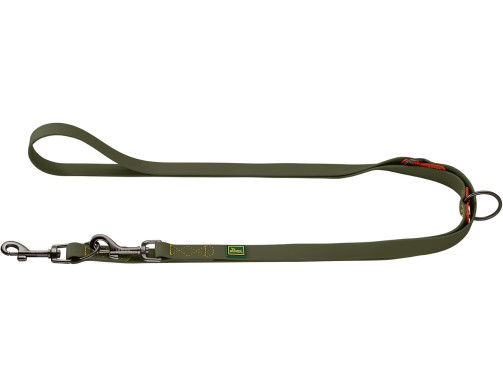 laisse réglable ajustable pour chien kaki khaki hunter
