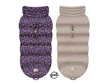 doudoune pour chien manteau couleur réversible liberty fleurs