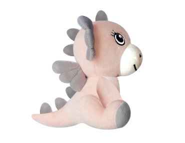 jouet pour chien dragon rose