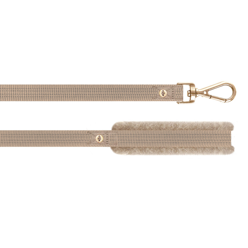 LAISSE ASLAN TAUPE 1,5CM/120CM