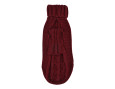 51 COSY CABLE SWEATER BURGUNDY