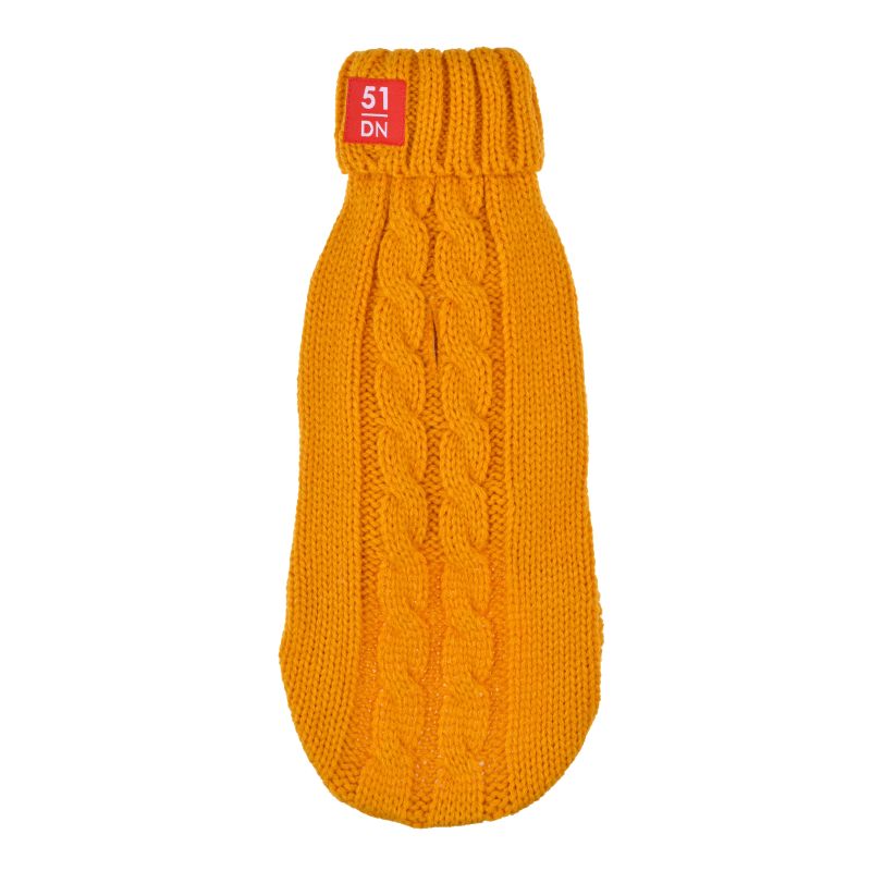 51 COSY CABLE SWEATER YELLOW 51 COSY CABLE SWEATER YELLOW