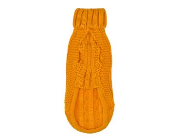 51 COSY CABLE SWEATER YELLOW