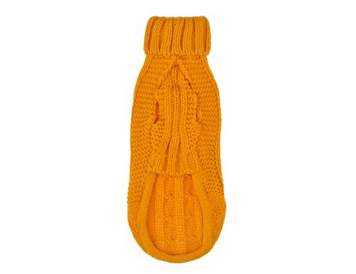 51 COSY CABLE SWEATER YELLOW