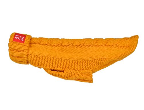 51 COSY CABLE SWEATER YELLOW 51 COSY CABLE SWEATER YELLOW