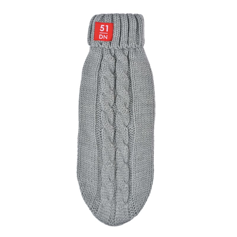51 COSY CABLE SWEATER GREY 51 COSY CABLE SWEATER GREY