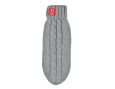 pull pour chien gris en maille laine chic
