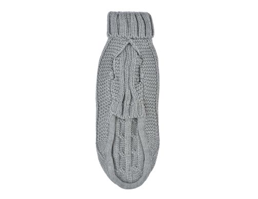 51 COSY CABLE SWEATER GREY