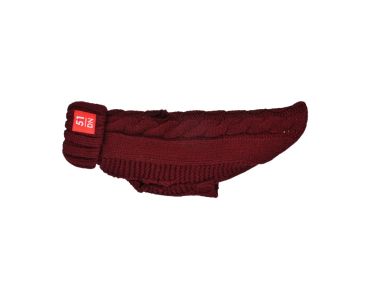 51 COSY CABLE SWEATER TECKEL BURGUNDY L