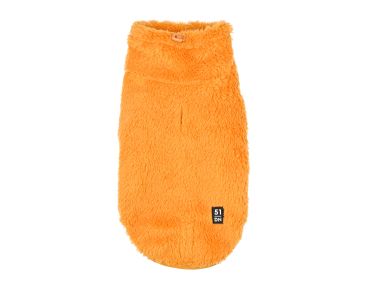 doudoune pour chien doux teddy mignon orange