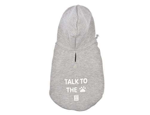 sweat pour chien street moderne gris
