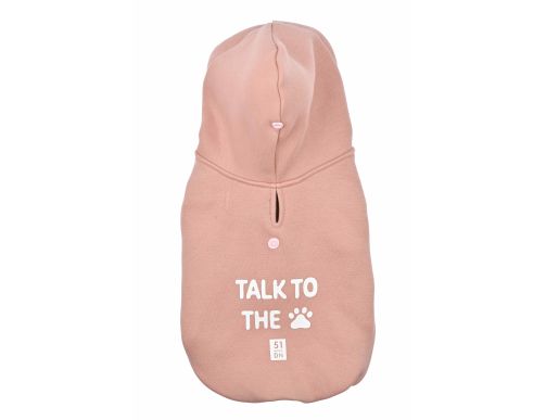 sweat pour chien street moderne rose