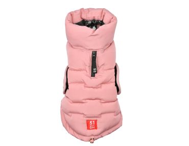 doudoune manteau pour chien chaud hiver rose