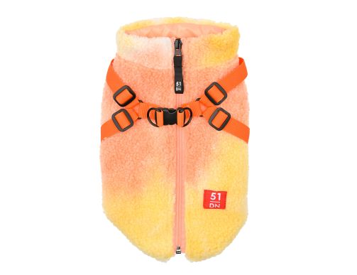 51 JULES HARNESS COAT ORANGE MIX 24CM