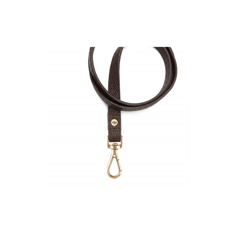 LAISSE CHARLY MARRON 1,5CM/120CM