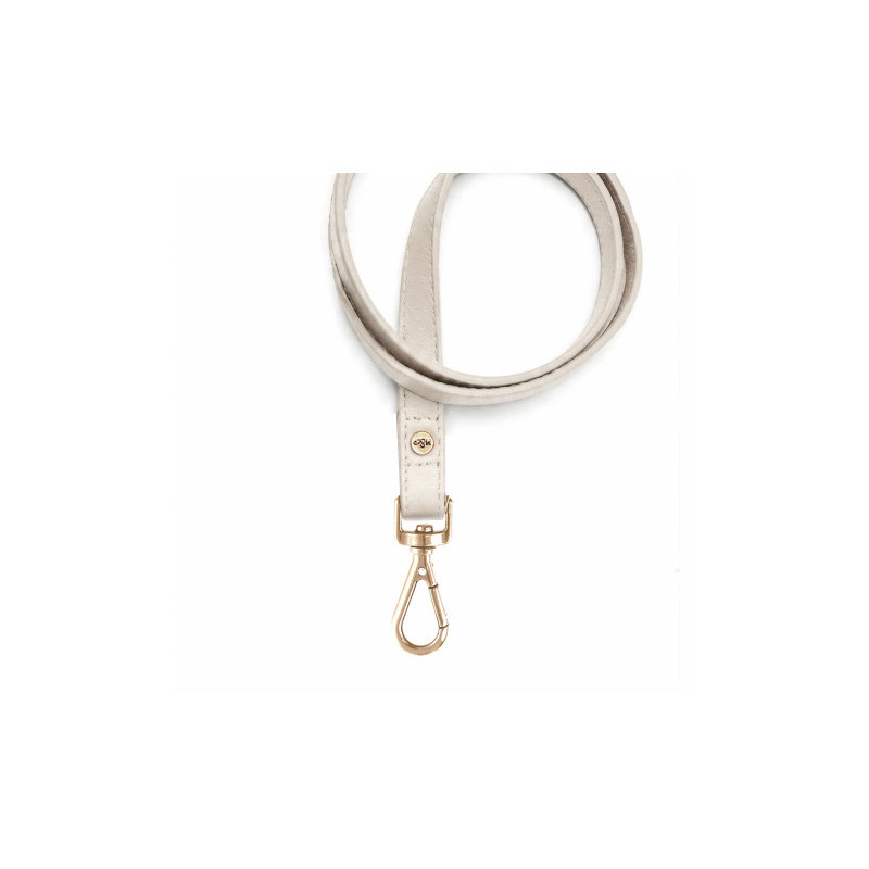 LAISSE MARLENE CREME 1,5CM/120CM LAISSE MARLENE CREME 1,5CM/120CM