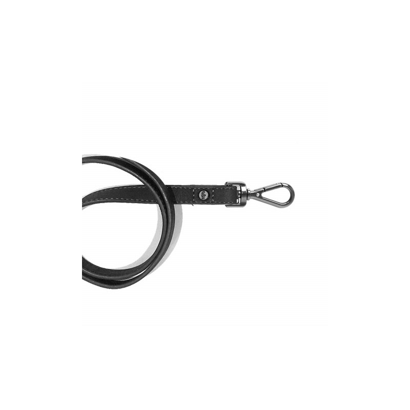 LAISSE JULES NOIR 1,5CM/120CM LAISSE JULES NOIR 1,5CM/120CM