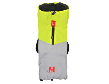 manteau réfléchissant imperméable pour chien fluo