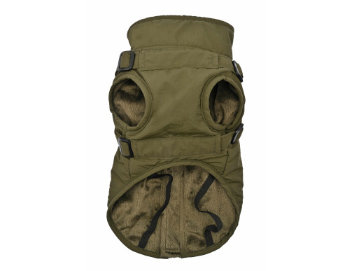 51 RAIN HARNESS COAT DARK GREEN