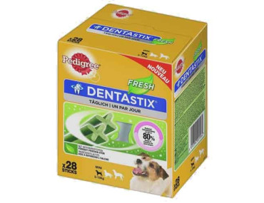 DENTAFRESH PETIT CHIEN BOITE DE 28 STICKS