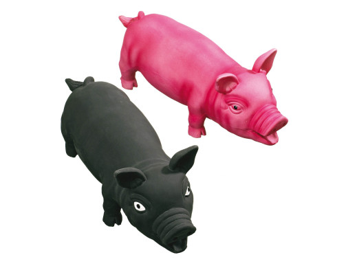 COCHON LATEX NOIR 33CM